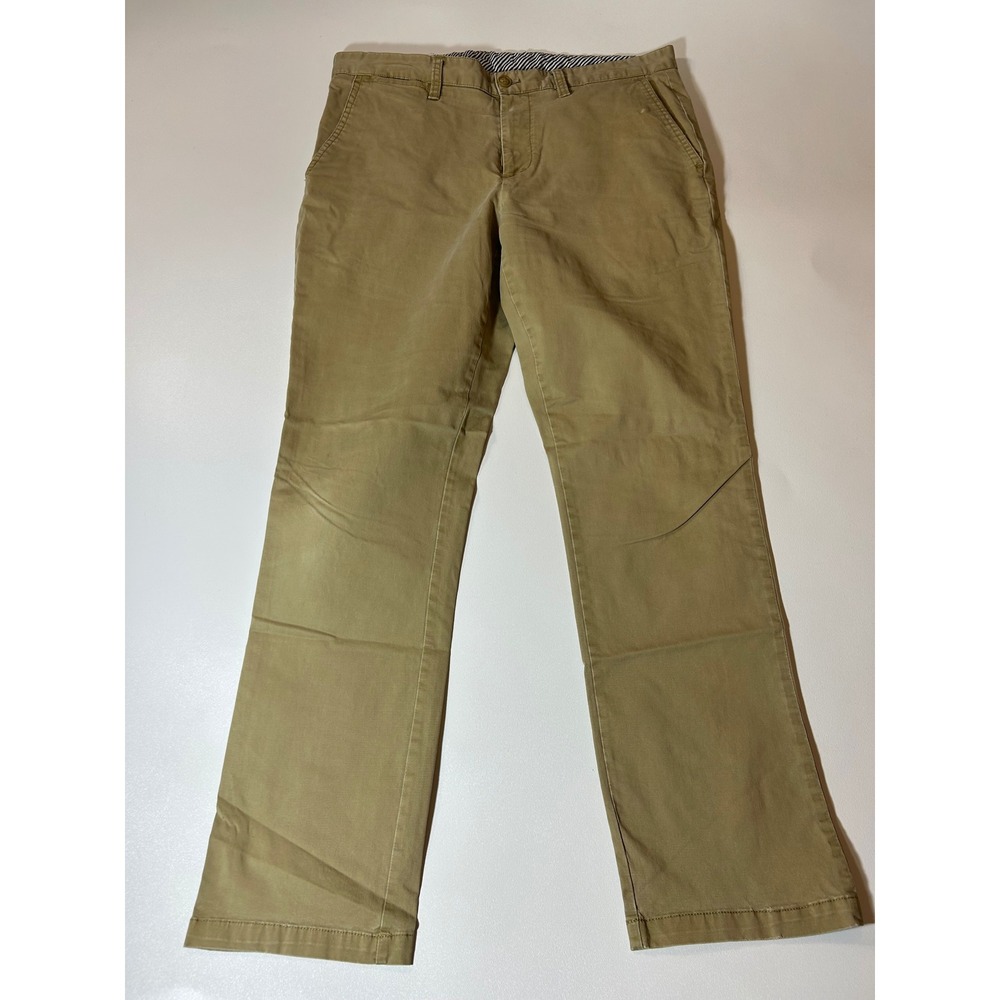 Southern Pines Chino Pants Mens 34x32 Khaki Excellent Straight Leg Stretch